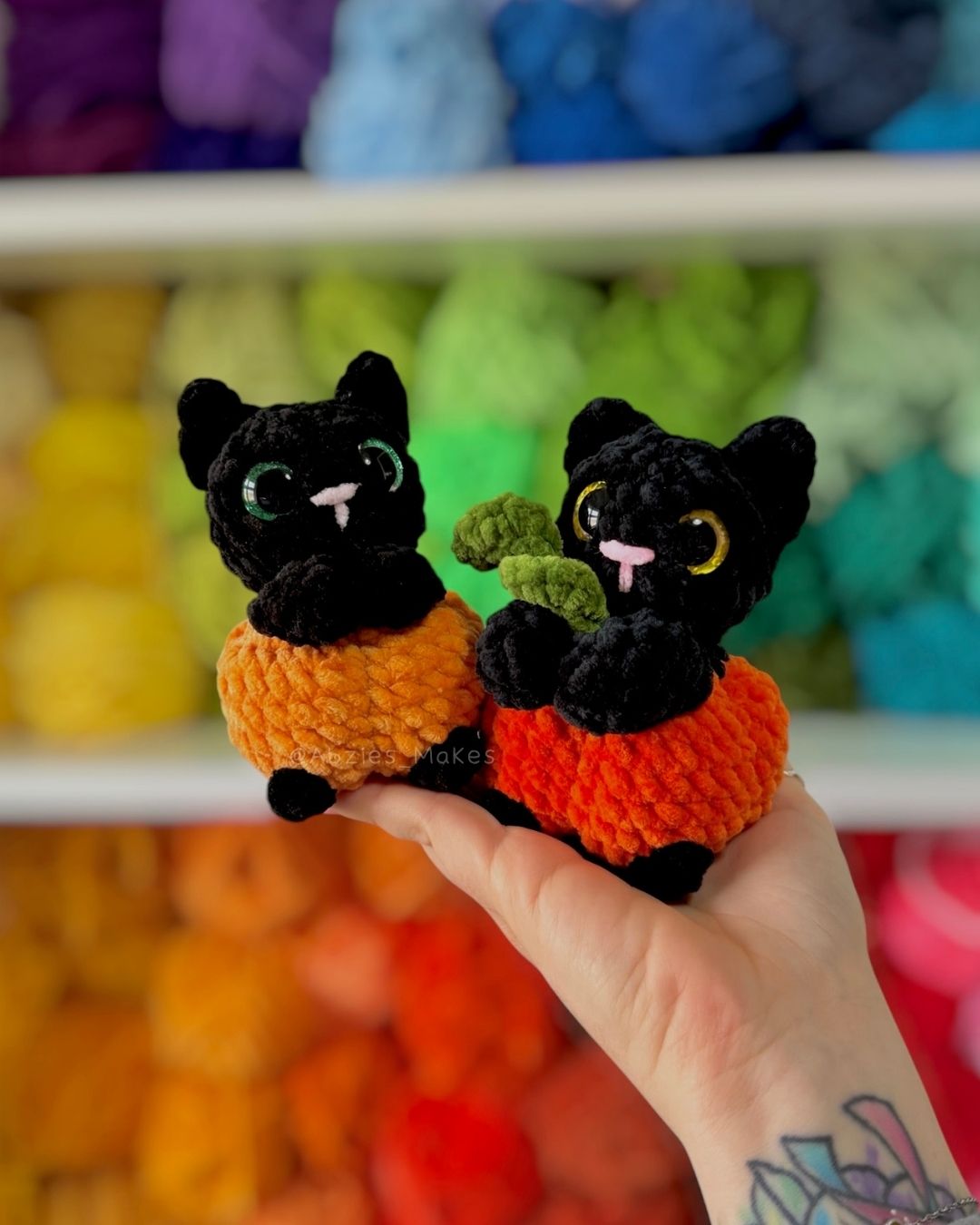 Crochet PATTERN: Kitty Pumpkin (English)