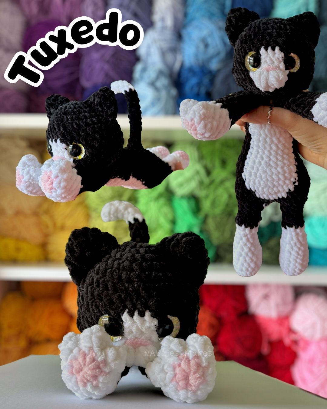 Crochet PATTERN: The Floppy Cats 5-in-1 (English)