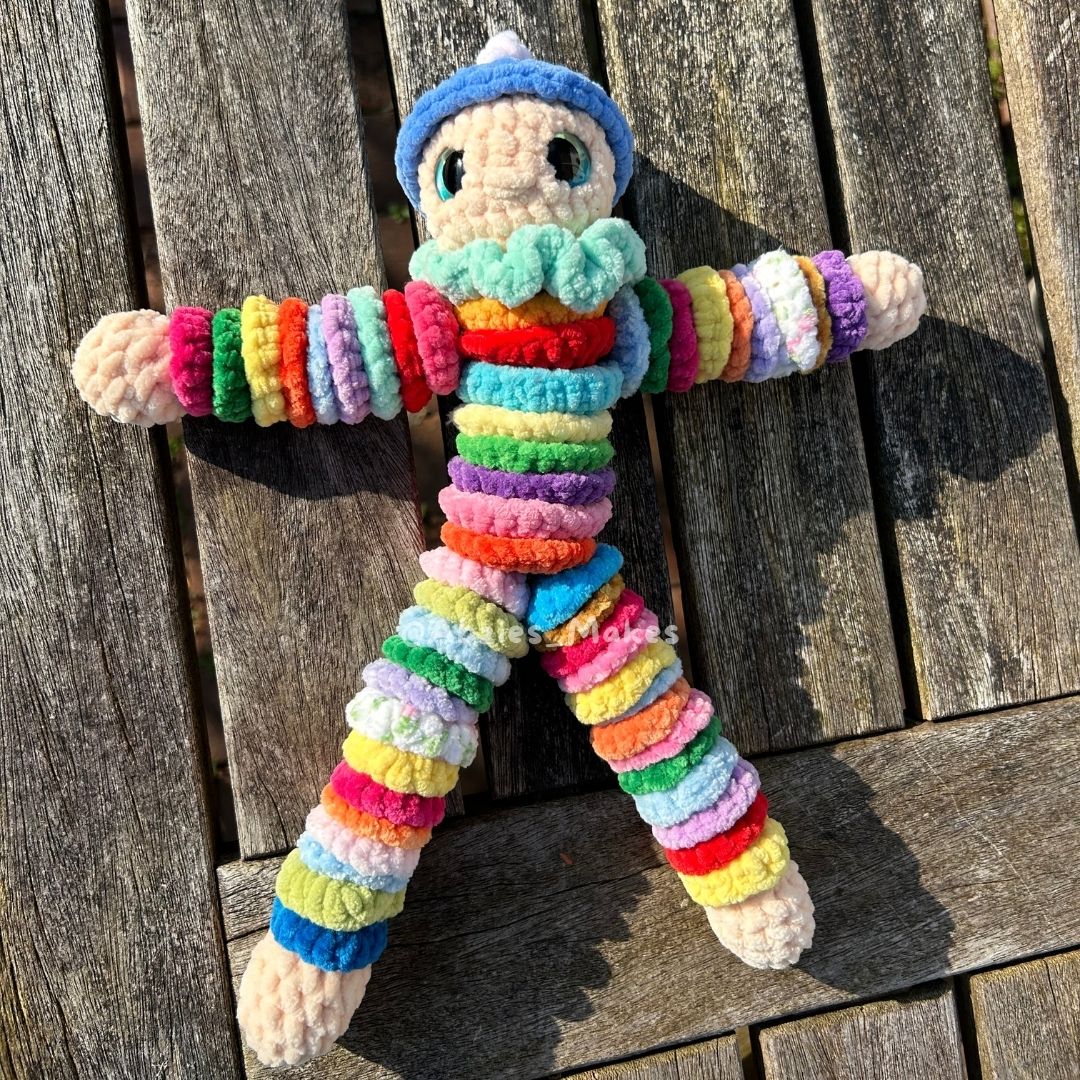 Crochet PATTERN: Yo-Yo Baby, LOW SEW (English)