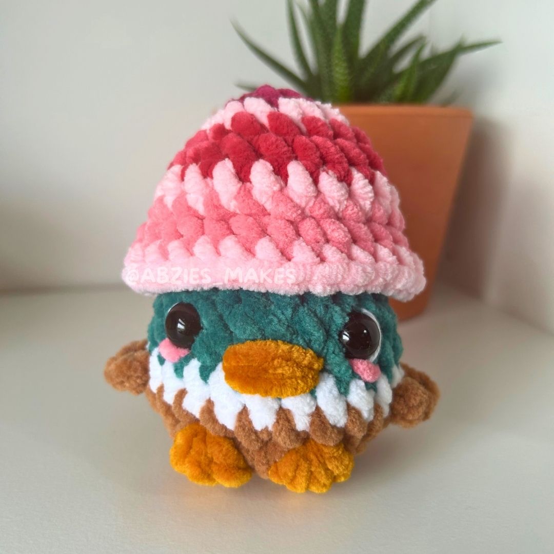 Crochet PATTERN: Easter Chick Pop, NO SEW (English)