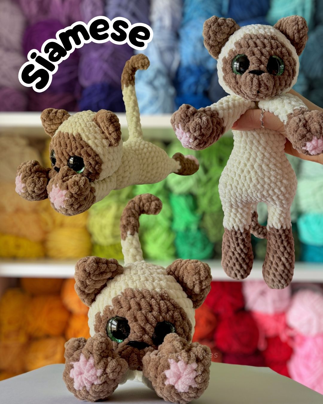 Crochet PATTERN: The Floppy Cats 5-in-1 (English)