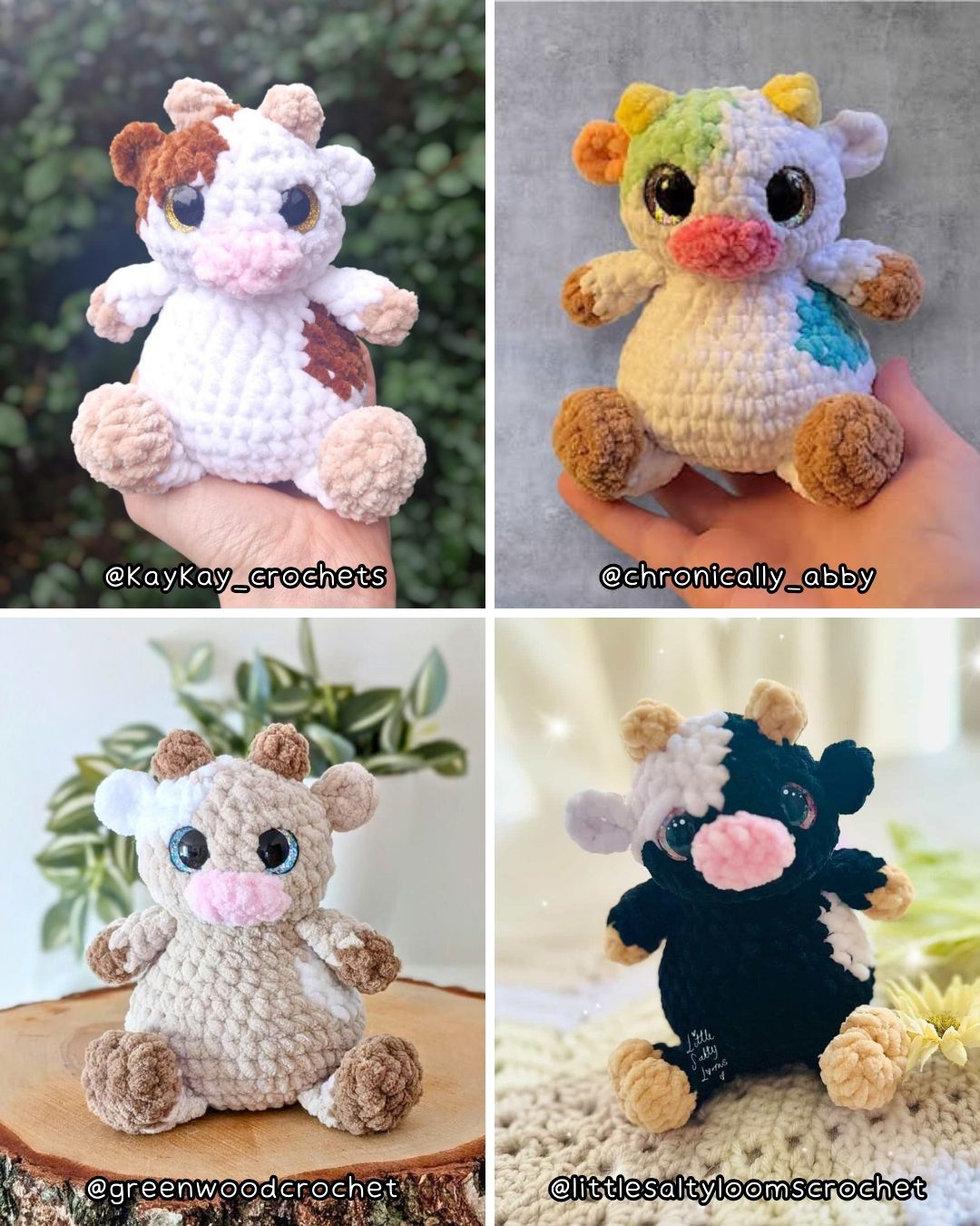 Crochet PATTERN: Cow Palkin (English)