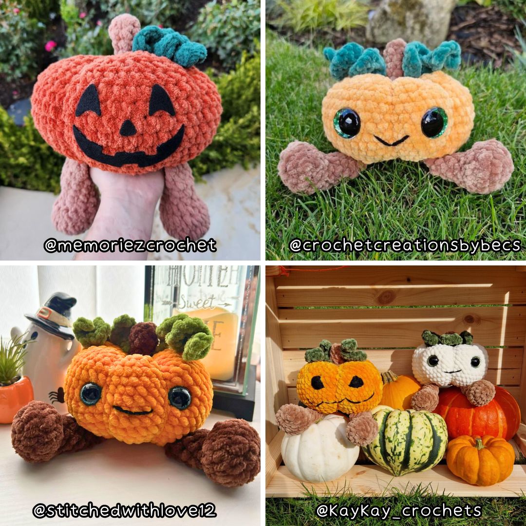 Crochet PATTERN: Jack the Pumpkin (English)