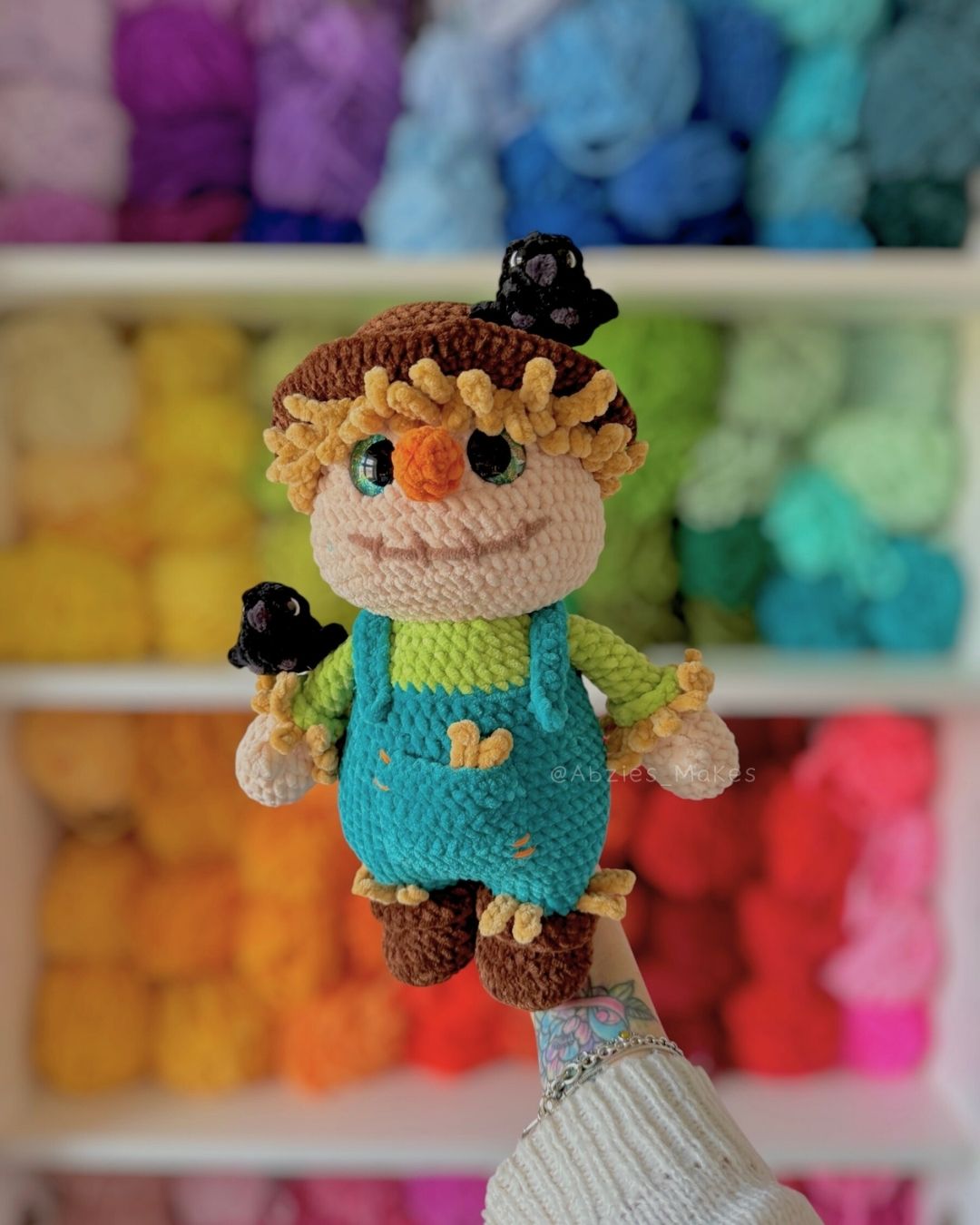 Crochet PATTERN: Stan the Scarecrow (English)