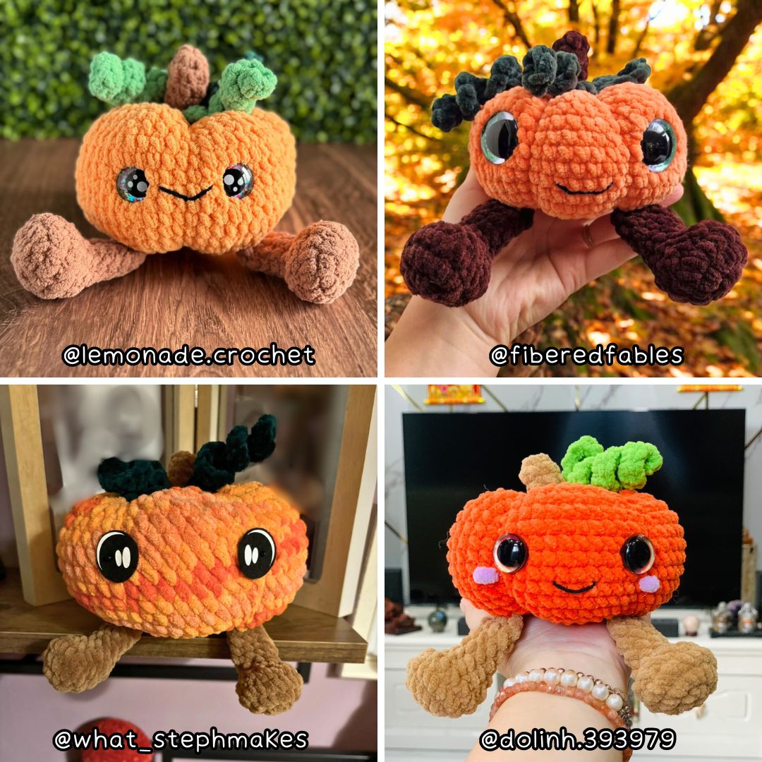 Crochet PATTERN: Jack the Pumpkin (English)