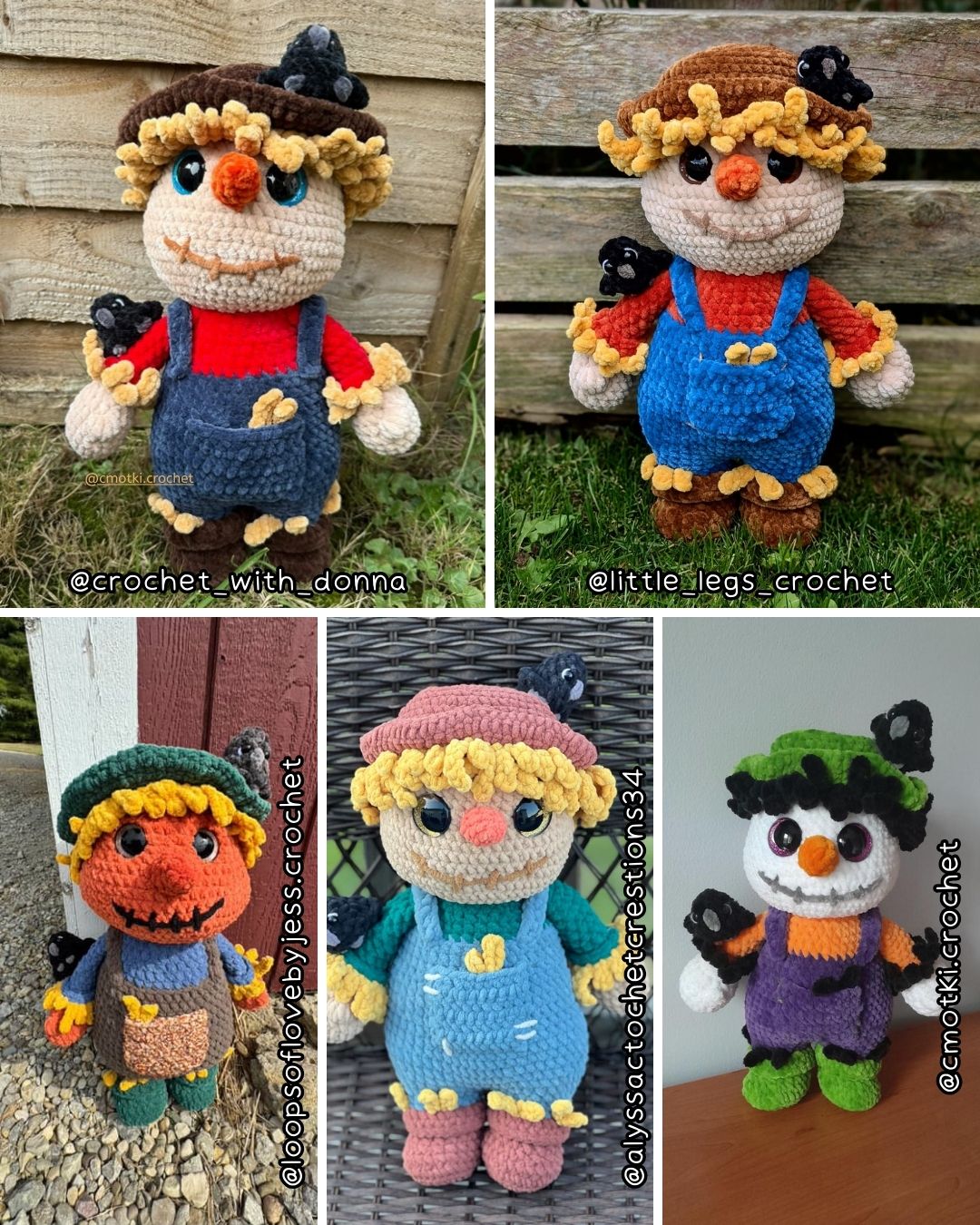 Crochet PATTERN: Stan the Scarecrow (English)