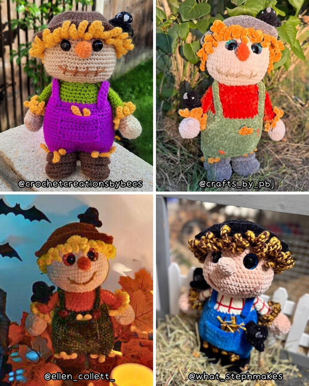 Crochet PATTERN: Stan the Scarecrow (English)
