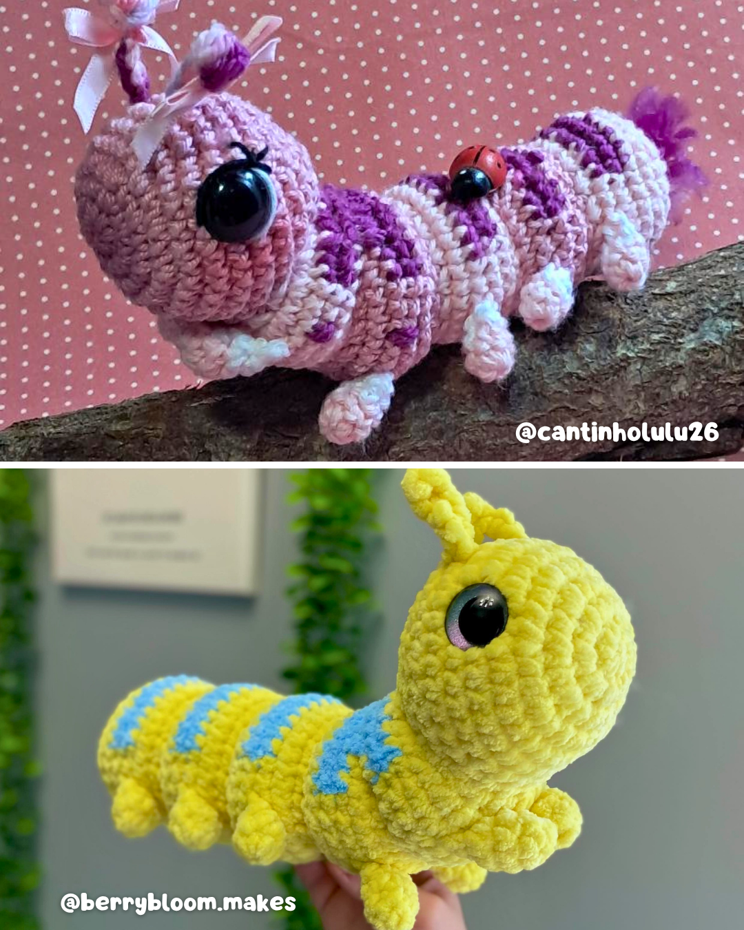 Crochet PATTERN: Wiggle the Caterpillar (English)