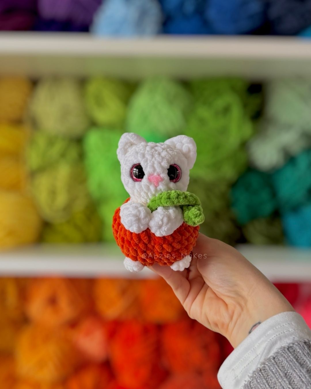 Crochet PATTERN: Kitty Pumpkin (English)