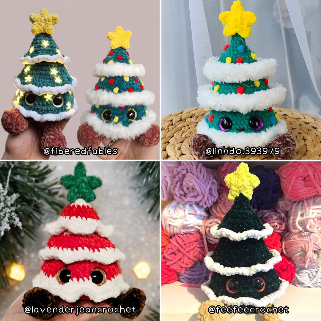 Crochet PATTERN: Noel the Christmas Tree (English)