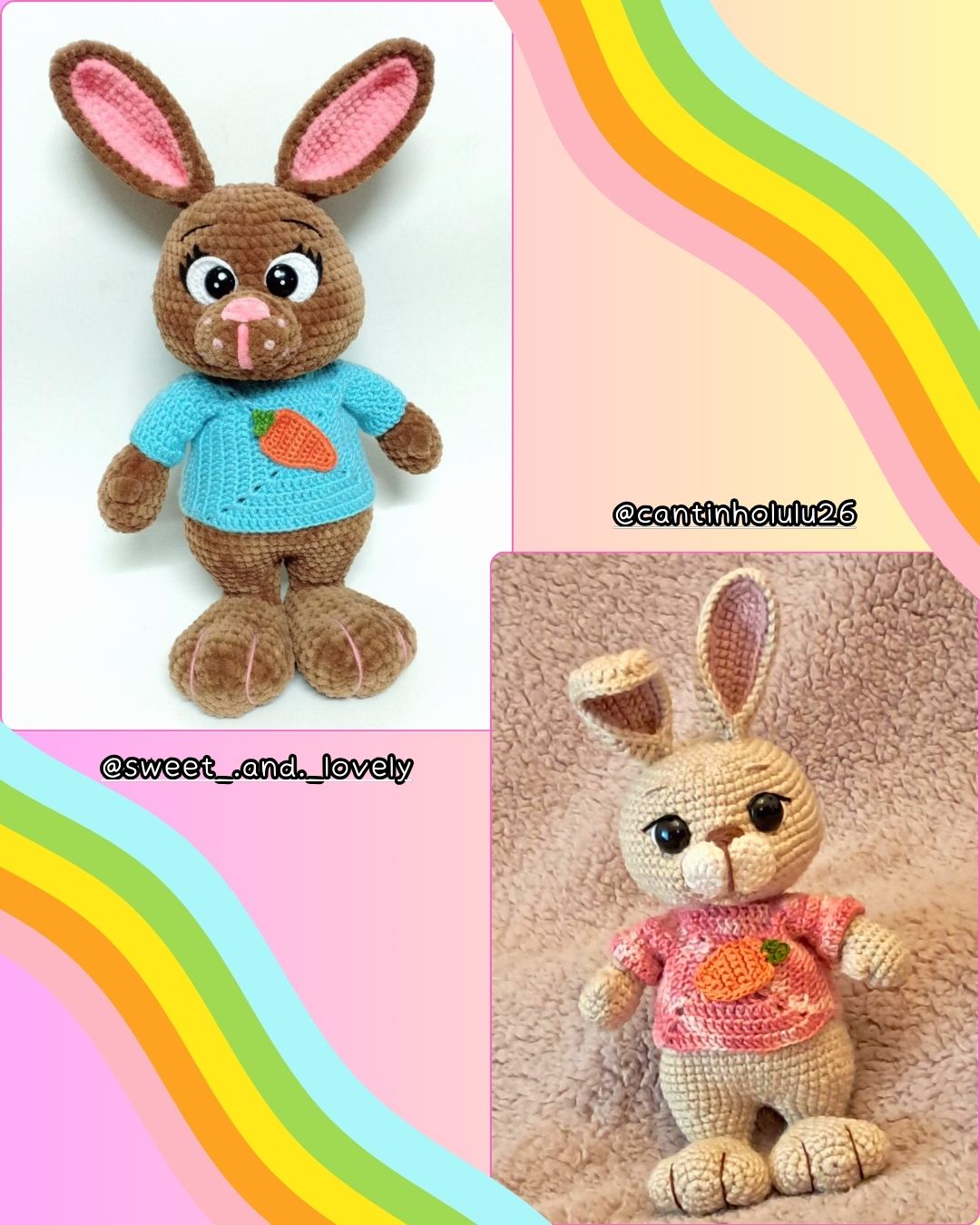Crochet PATTERN: Esmae the Easter Bunny (English)