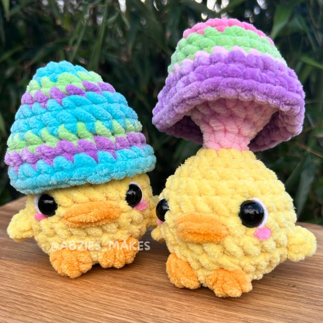 Crochet PATTERN: Easter Chick Pop, NO SEW (English)