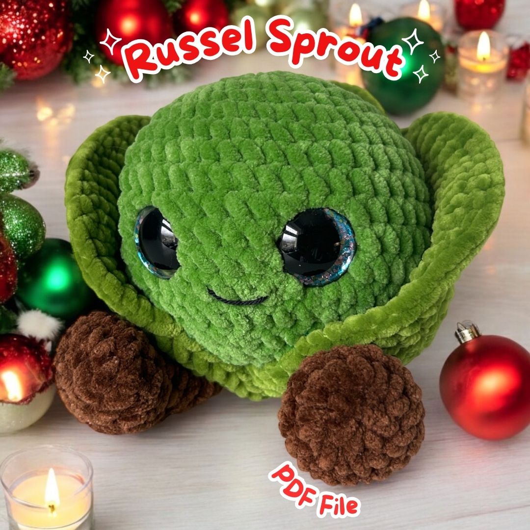 Crochet PATTERN: Russel Sprout (English)