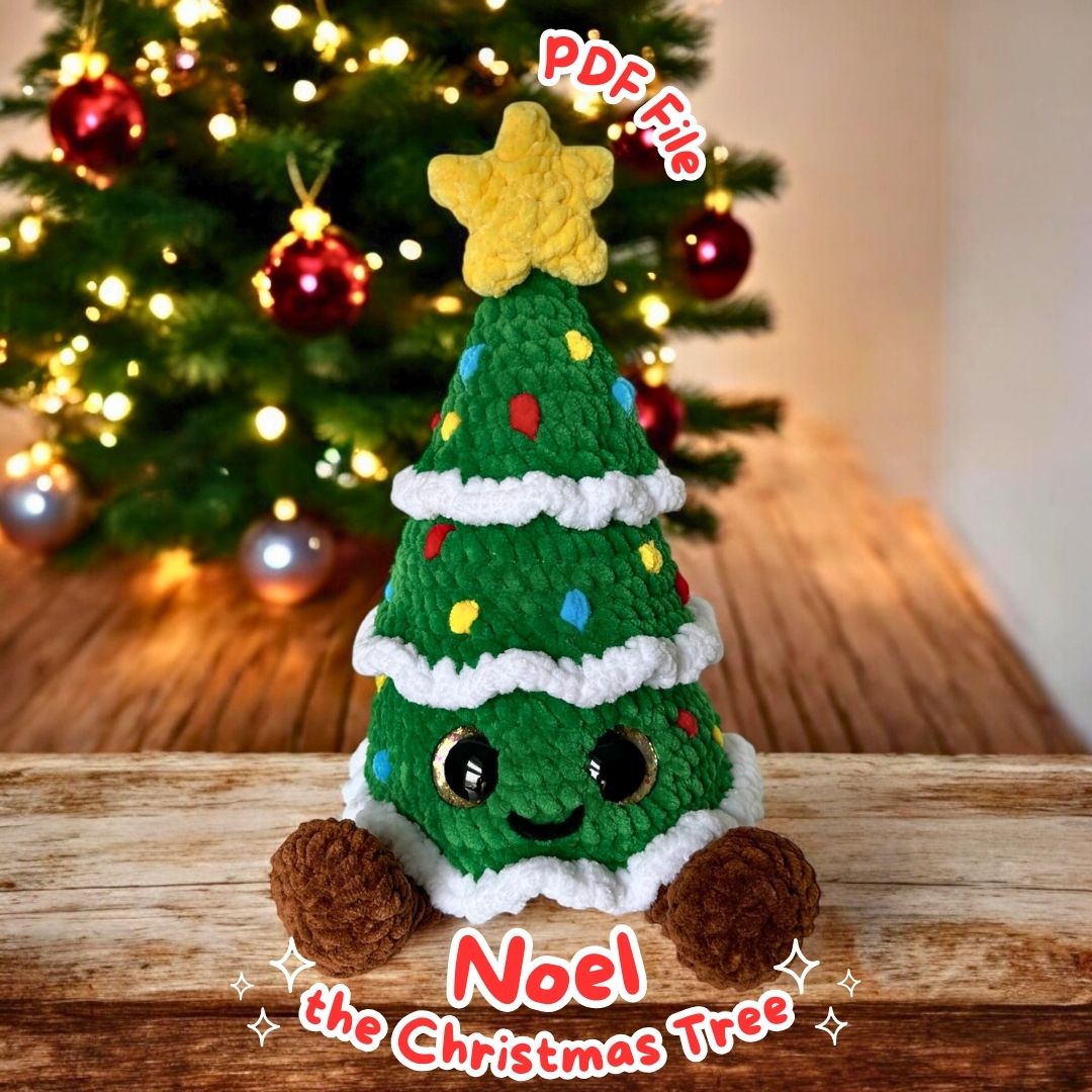 Crochet PATTERN: Noel the Christmas Tree (English)