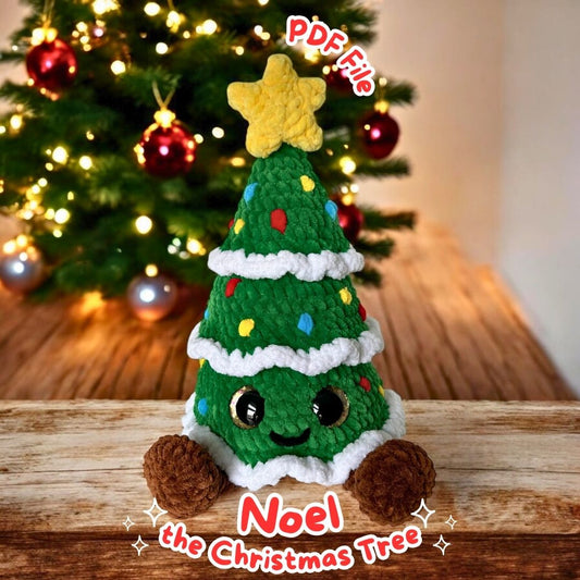 Crochet PATTERN: Noel the Christmas Tree (English)