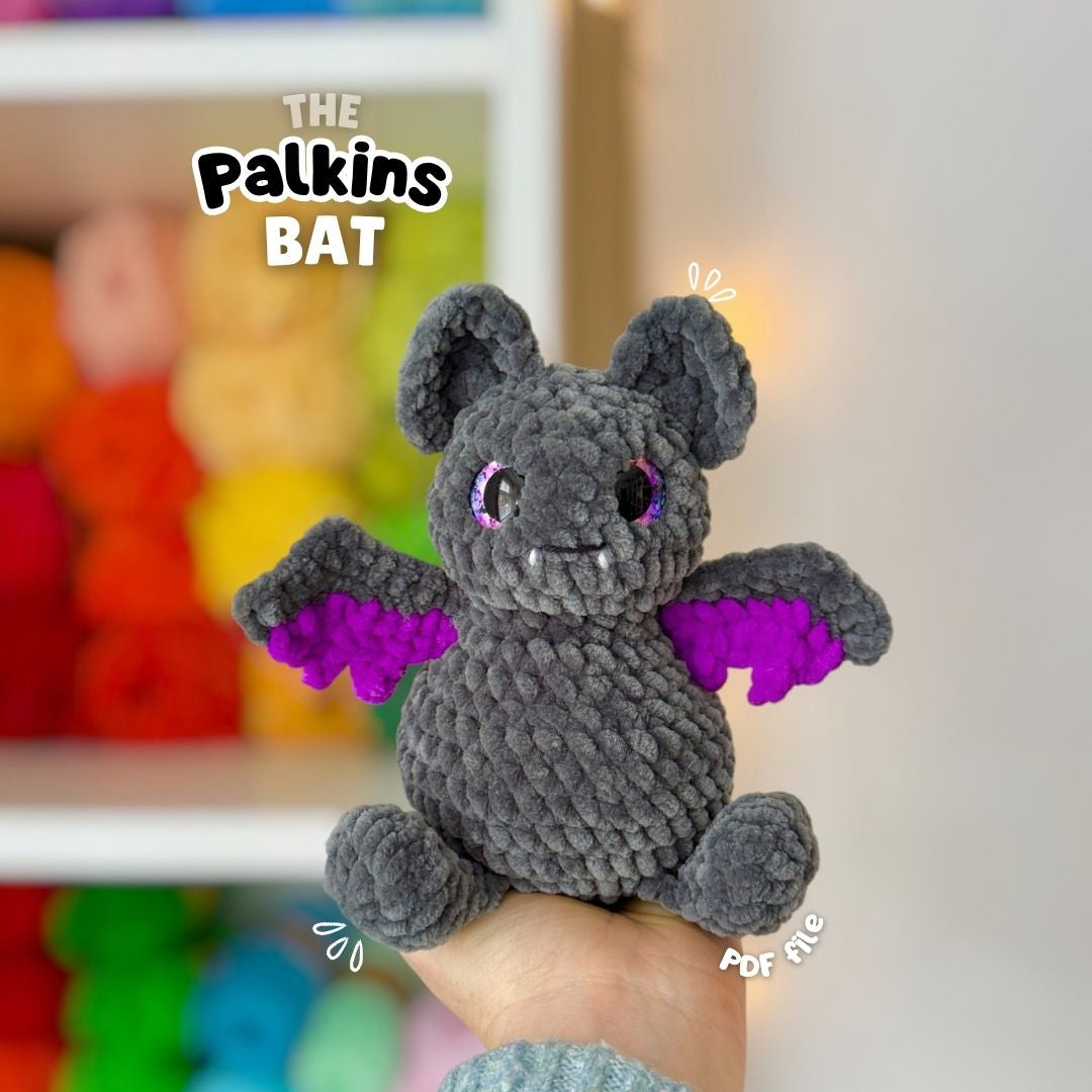 Crochet PATTERN: Bat Palkin (English)