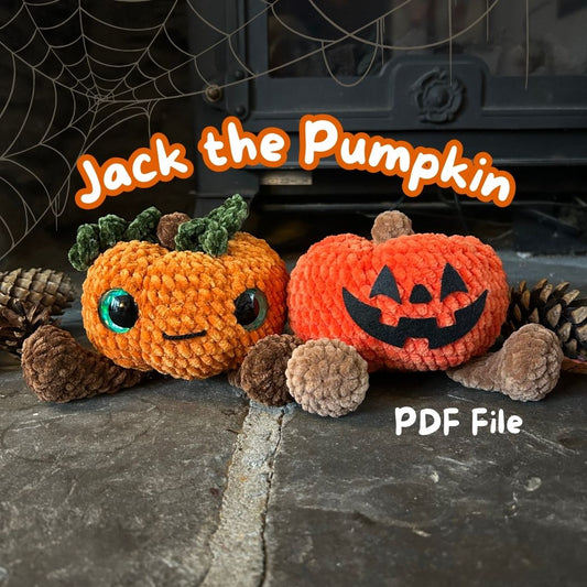 Crochet PATTERN: Jack the Pumpkin (English)