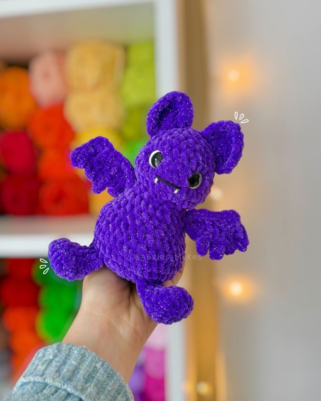 Crochet PATTERN: Bat Palkin (English)