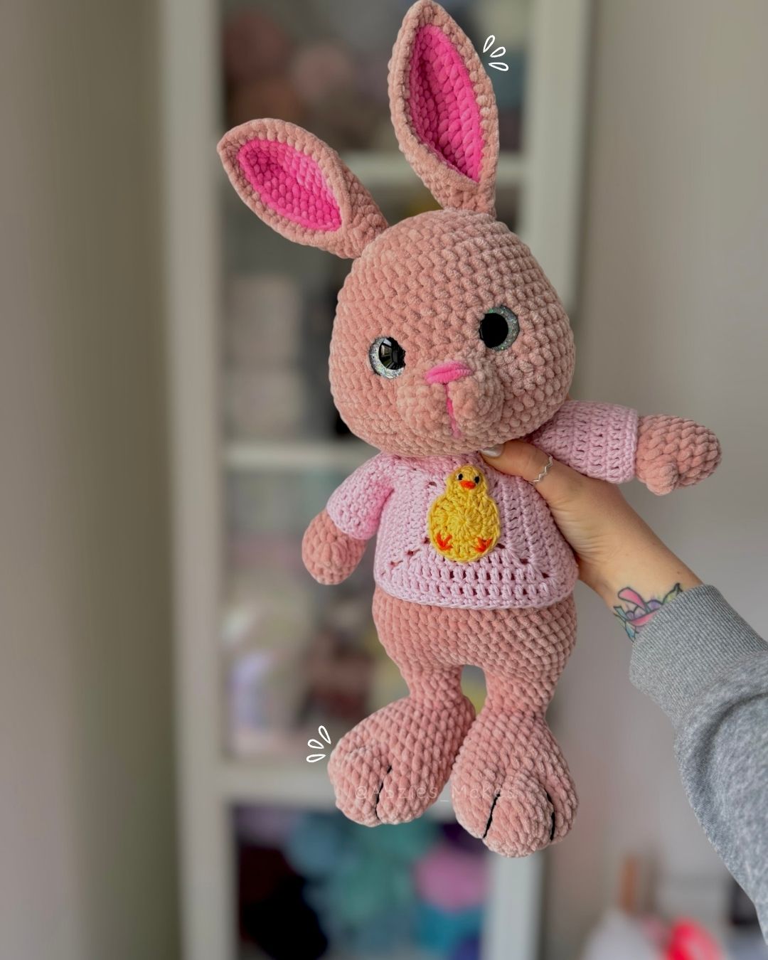 Crochet PATTERN: Esmae the Easter Bunny (English)