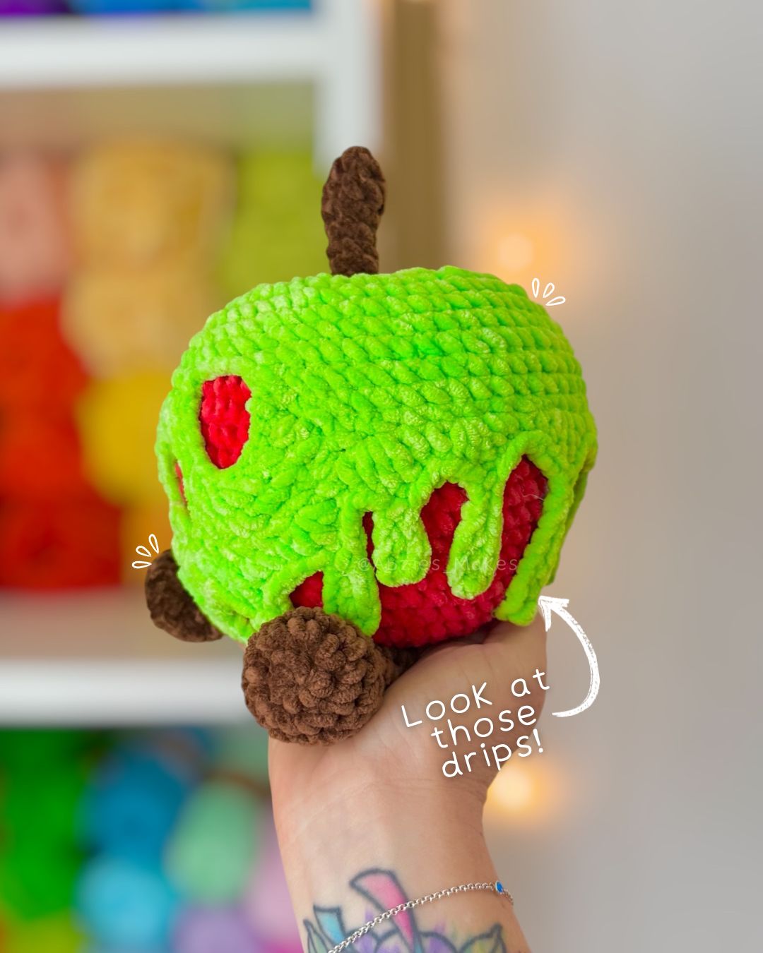 Crochet PATTERN: Bella the Poison Apple (English)