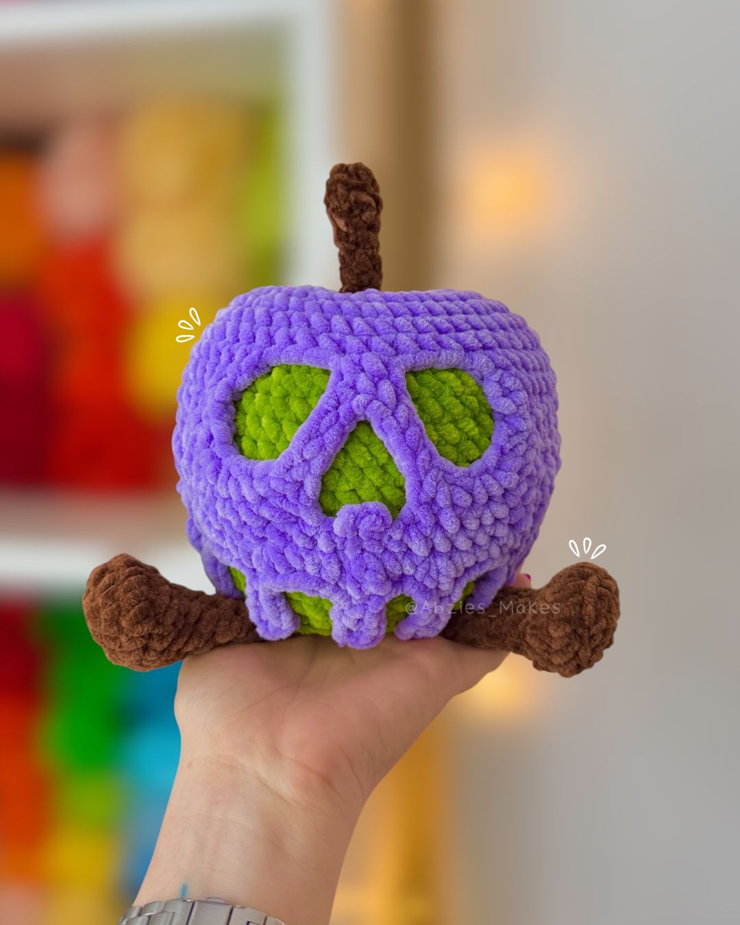 Crochet PATTERN: Bella the Poison Apple (English)