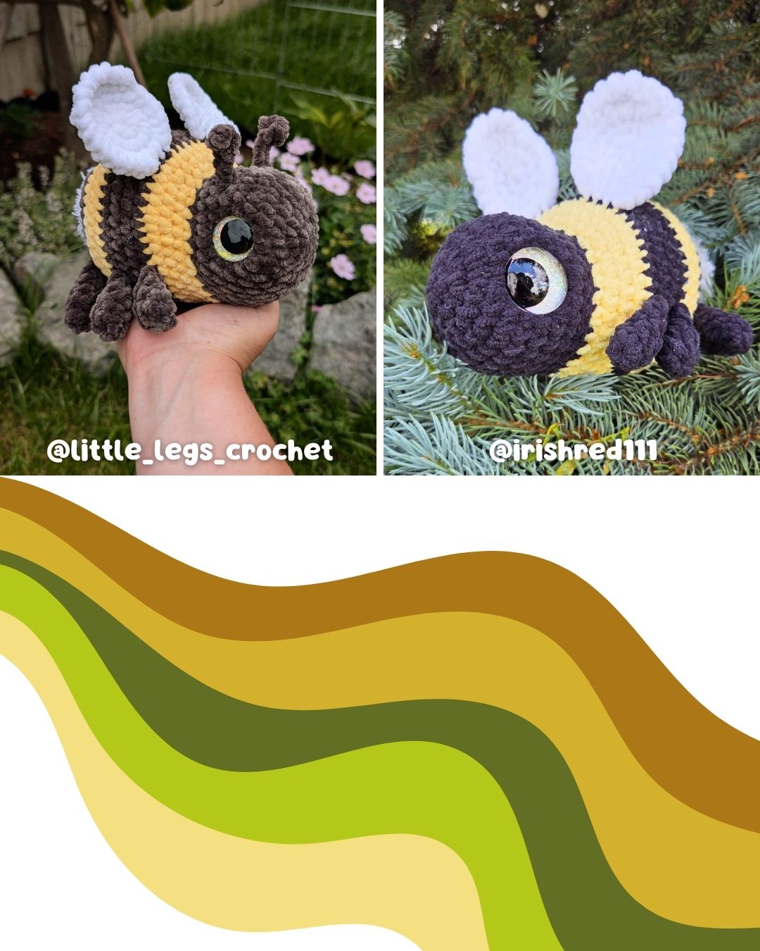 Crochet PATTERN: Bumble the Bumblebee (English)