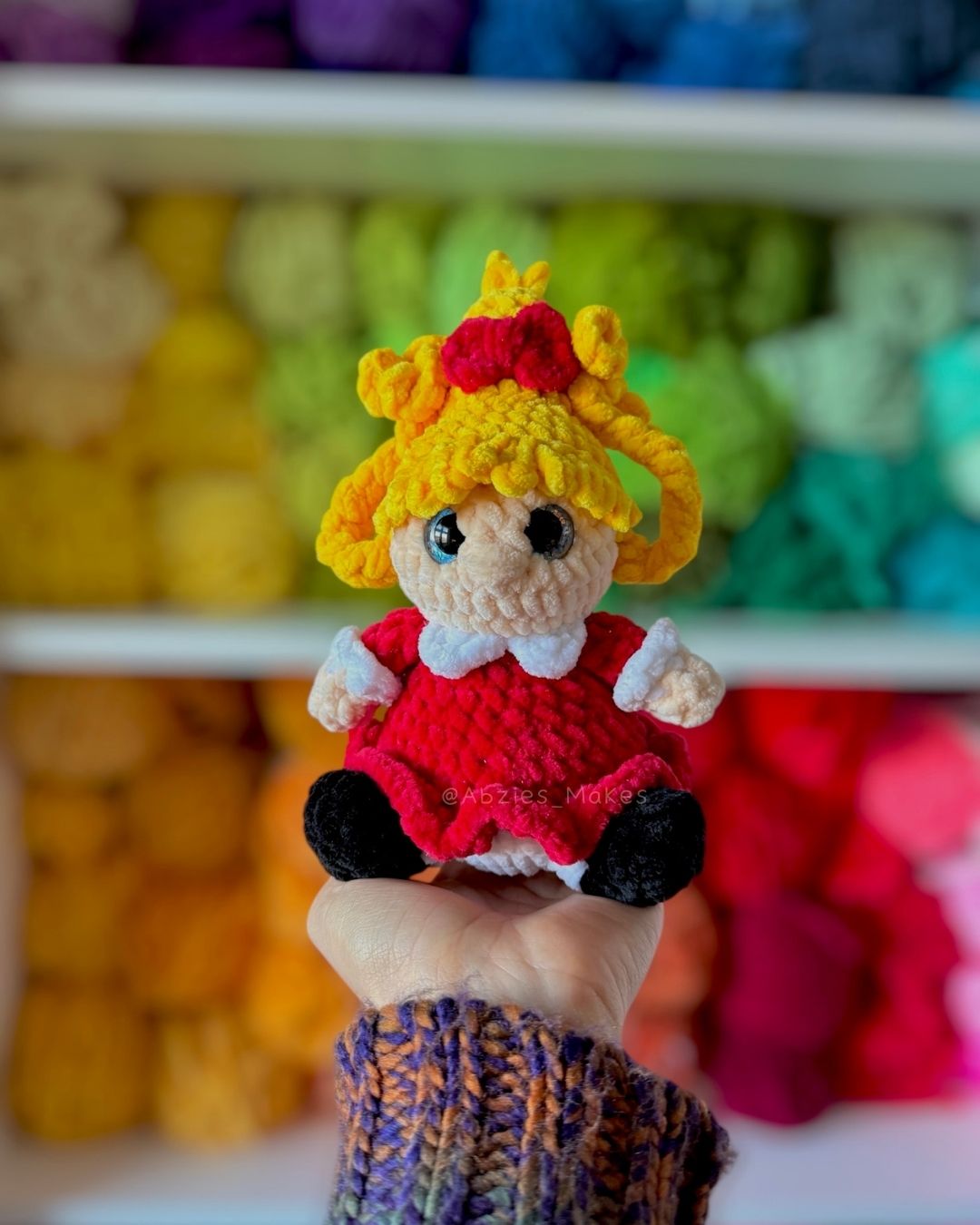 Crochet PATTERN: Meanie, Maxie and Cindie Palkin (English)