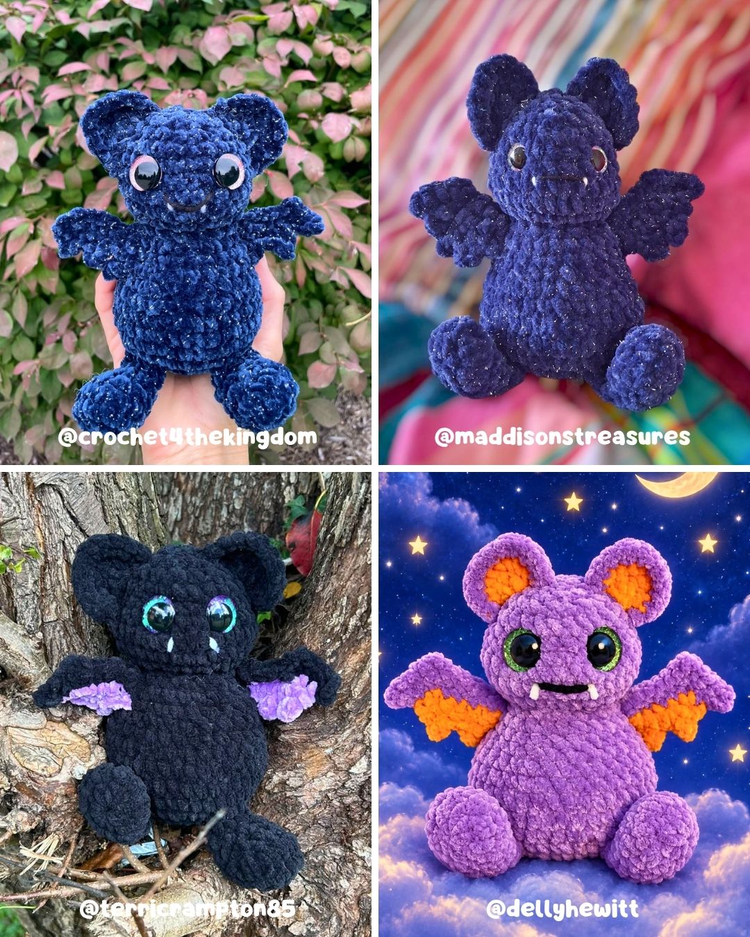 Crochet PATTERN: Bat Palkin (English)