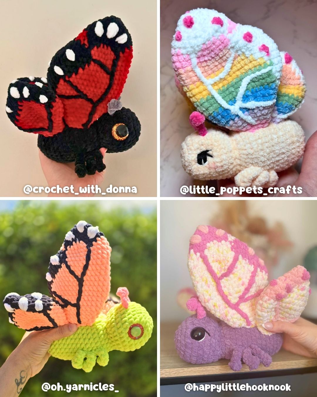 Crochet PATTERN: Flutter the Butterfly (English)