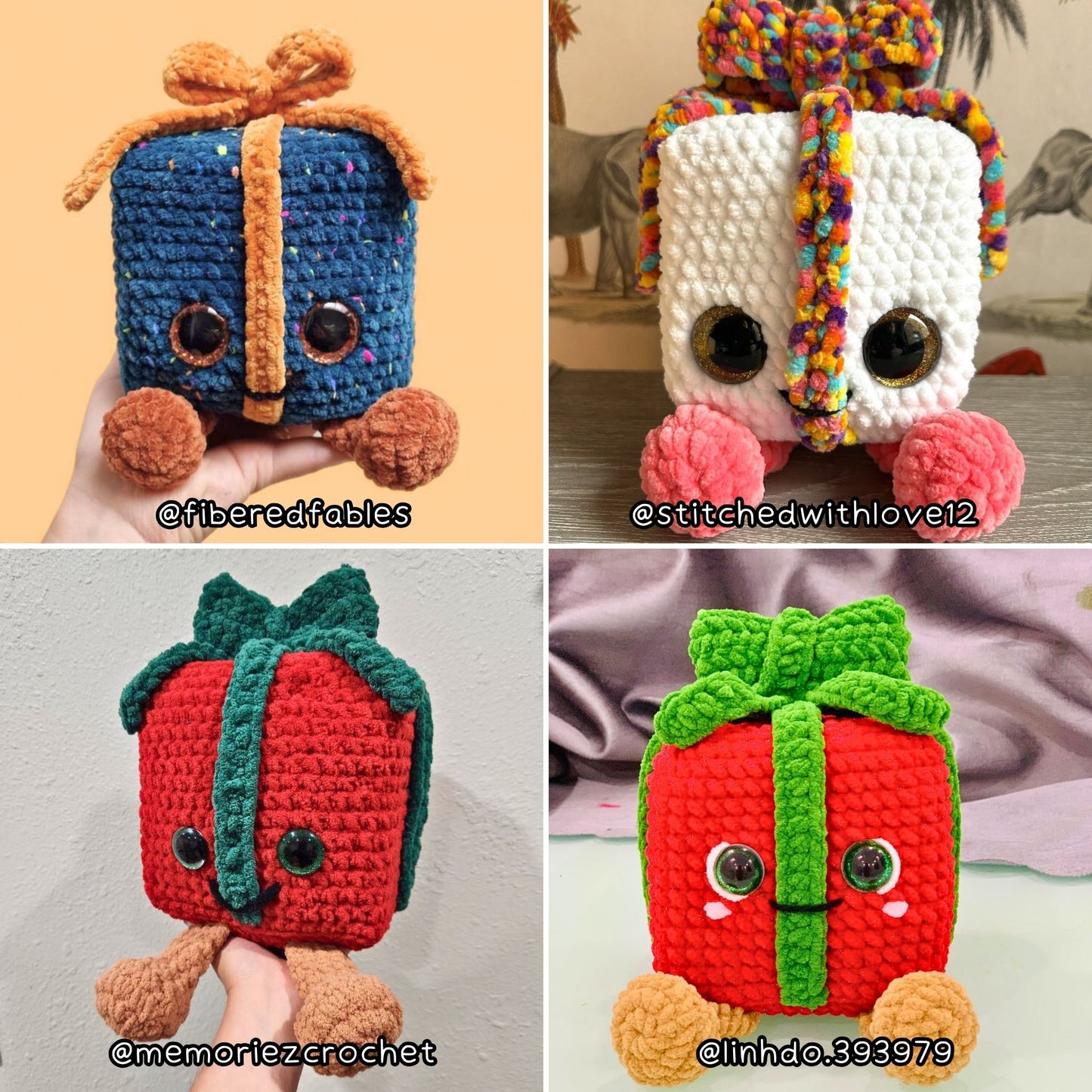 Crochet PATTERN: Eve the Christmas Present (English)