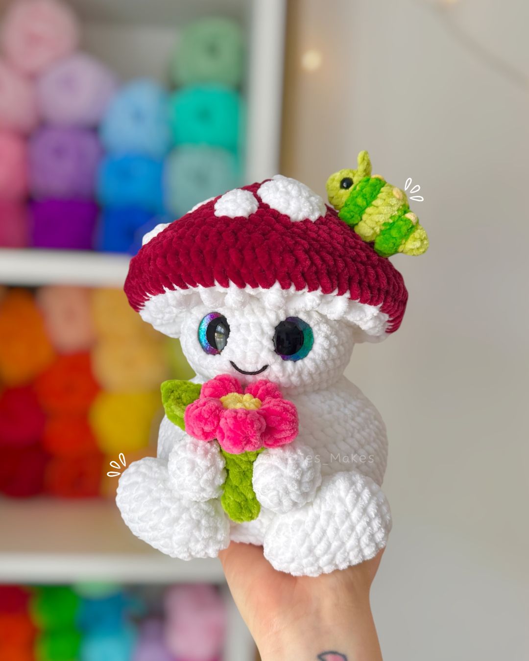 Crochet PATTERN: Millie the Mushroom (English)