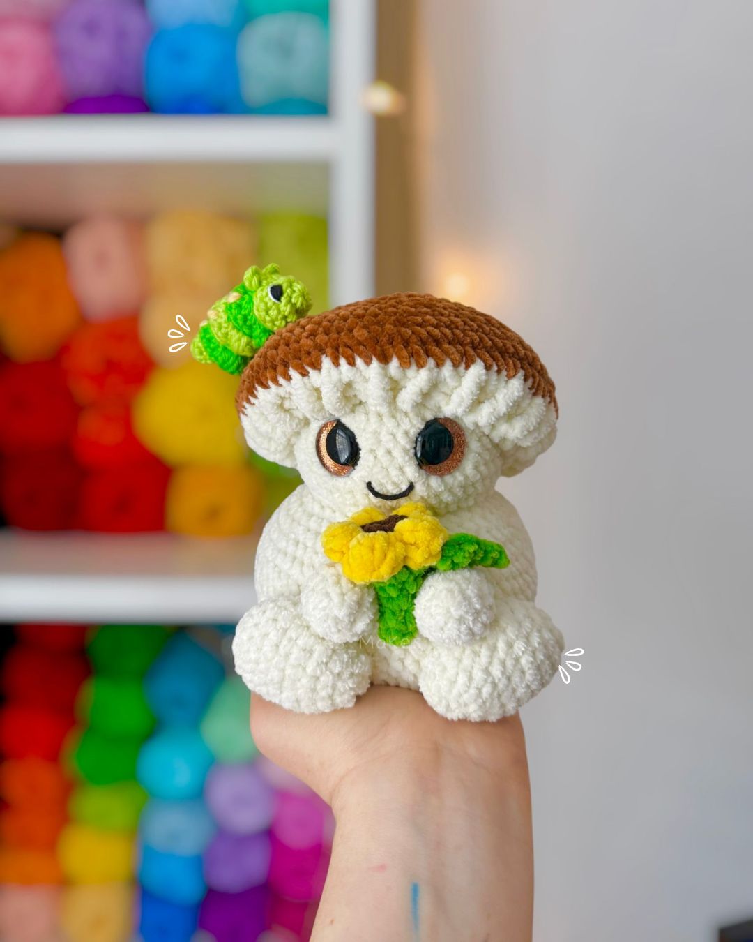Crochet PATTERN: Millie the Mushroom (English)