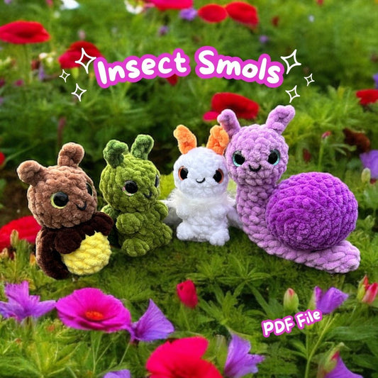 Crochet PATTERN: Insect Smols Vol 2 (English)