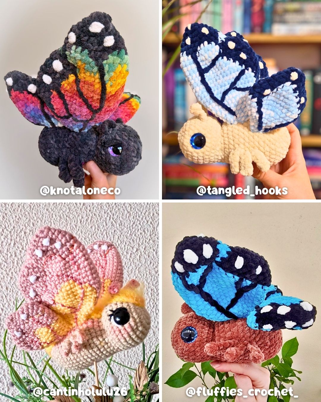 Crochet PATTERN: Flutter the Butterfly (English)