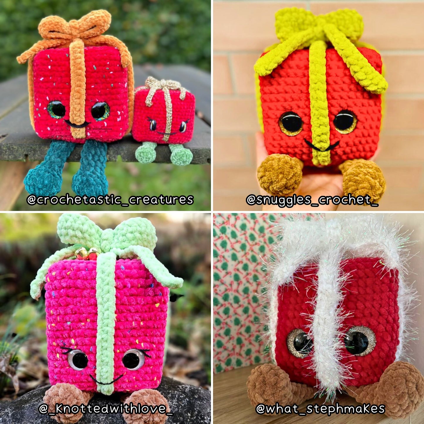 Crochet PATTERN: Eve the Christmas Present (English)