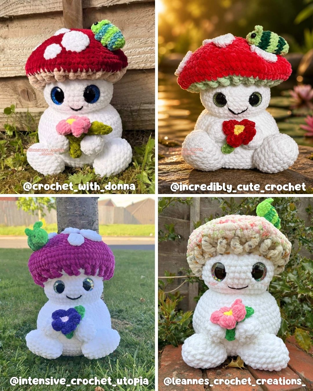 Crochet PATTERN: Millie the Mushroom (English)