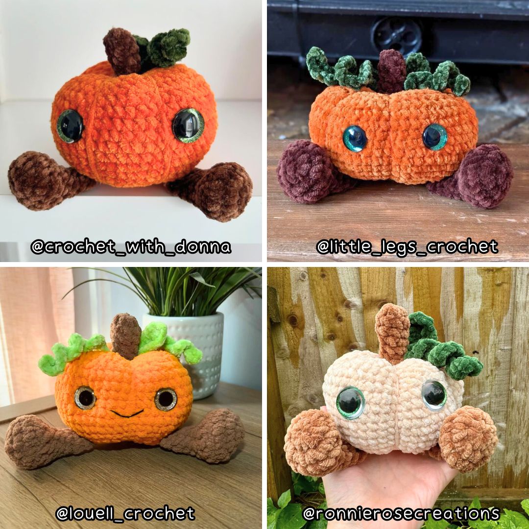 Crochet PATTERN: Jack the Pumpkin (English)