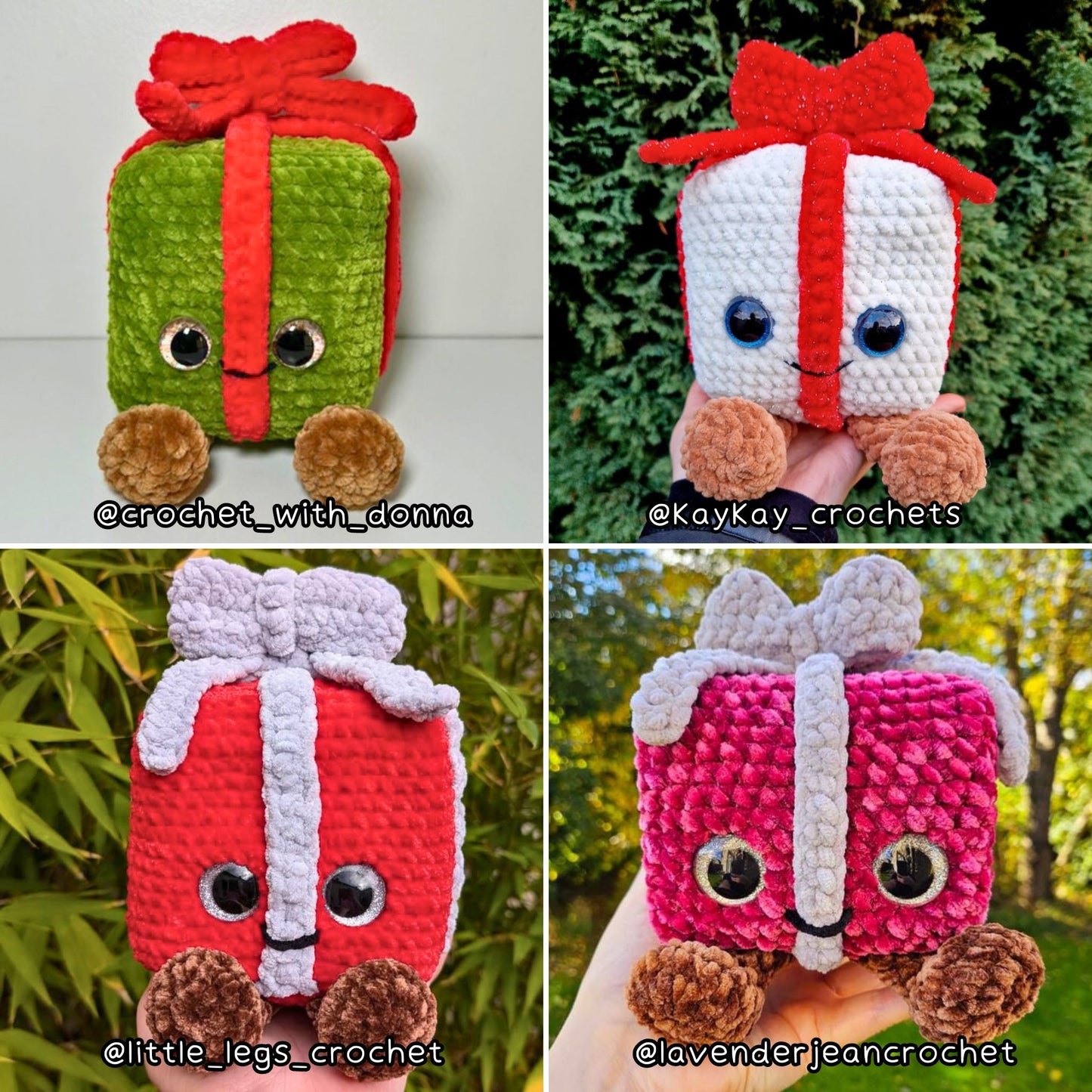 Crochet PATTERN: Eve the Christmas Present (English)