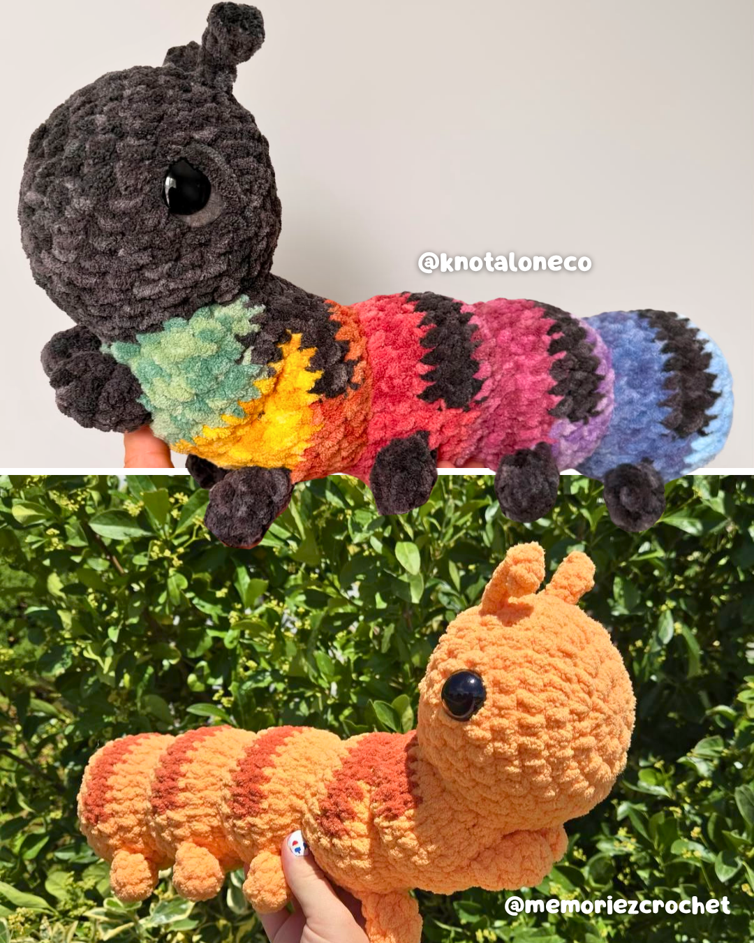Crochet PATTERN: Wiggle the Caterpillar (English)