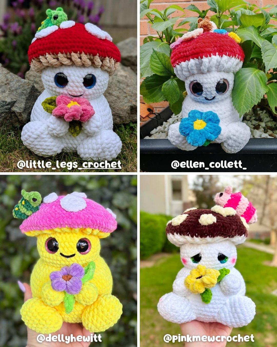 Crochet PATTERN: Millie the Mushroom (English)