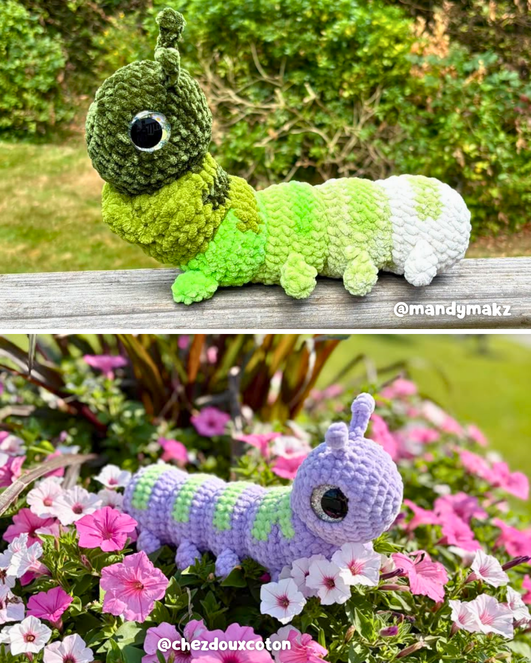 Crochet PATTERN: Wiggle the Caterpillar (English)