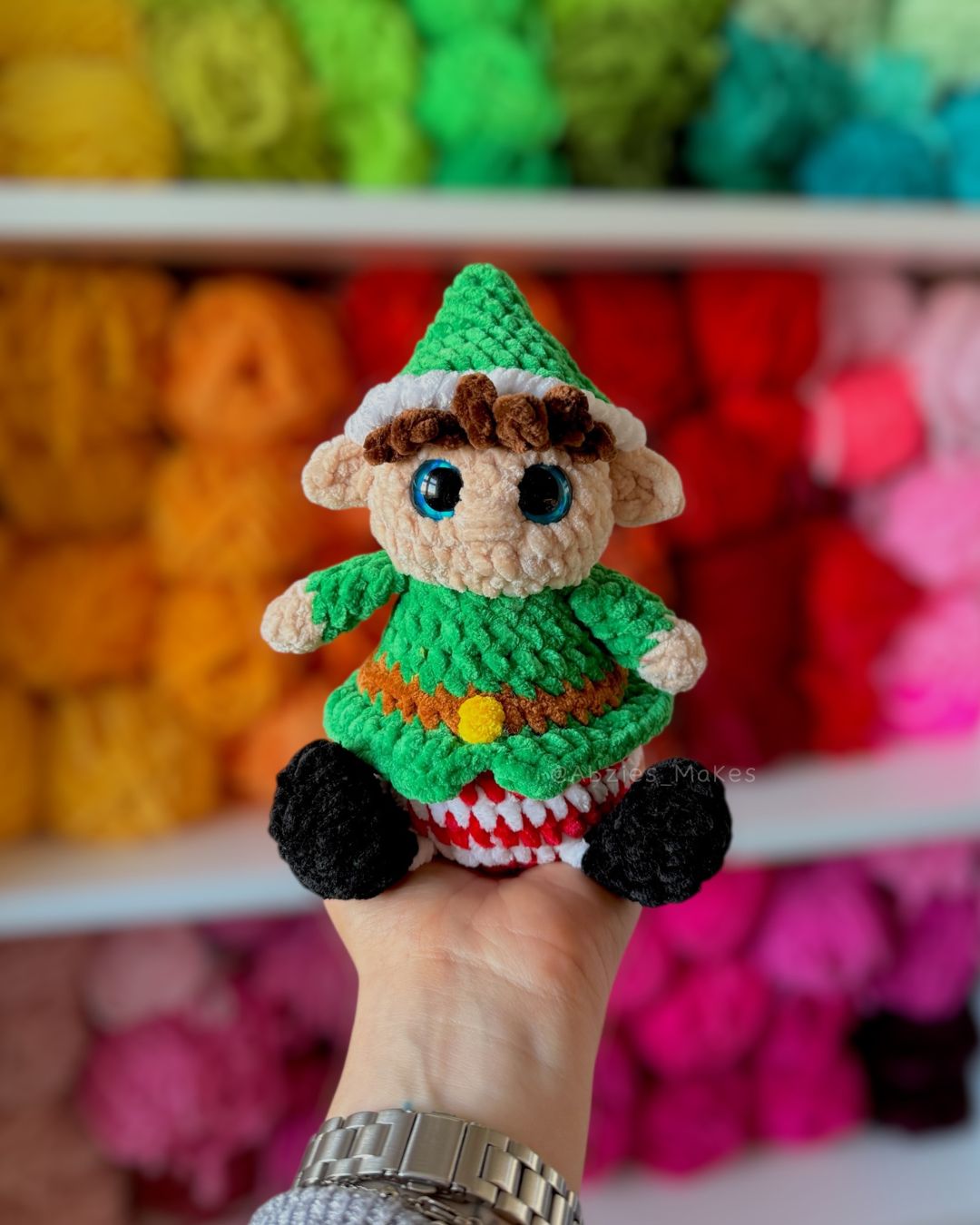 Crochet PATTERN: Christmas Palkins (English)