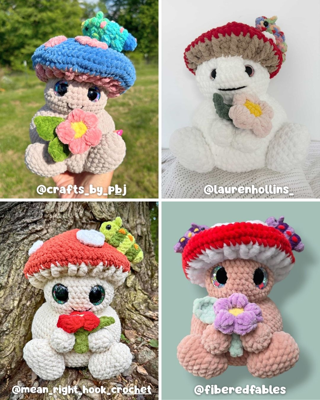 Crochet PATTERN: Millie the Mushroom (English)