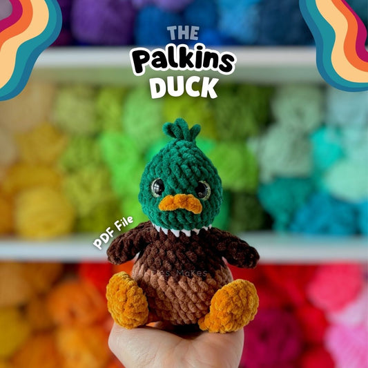 Crochet PATTERN: Duck Palkin (English)